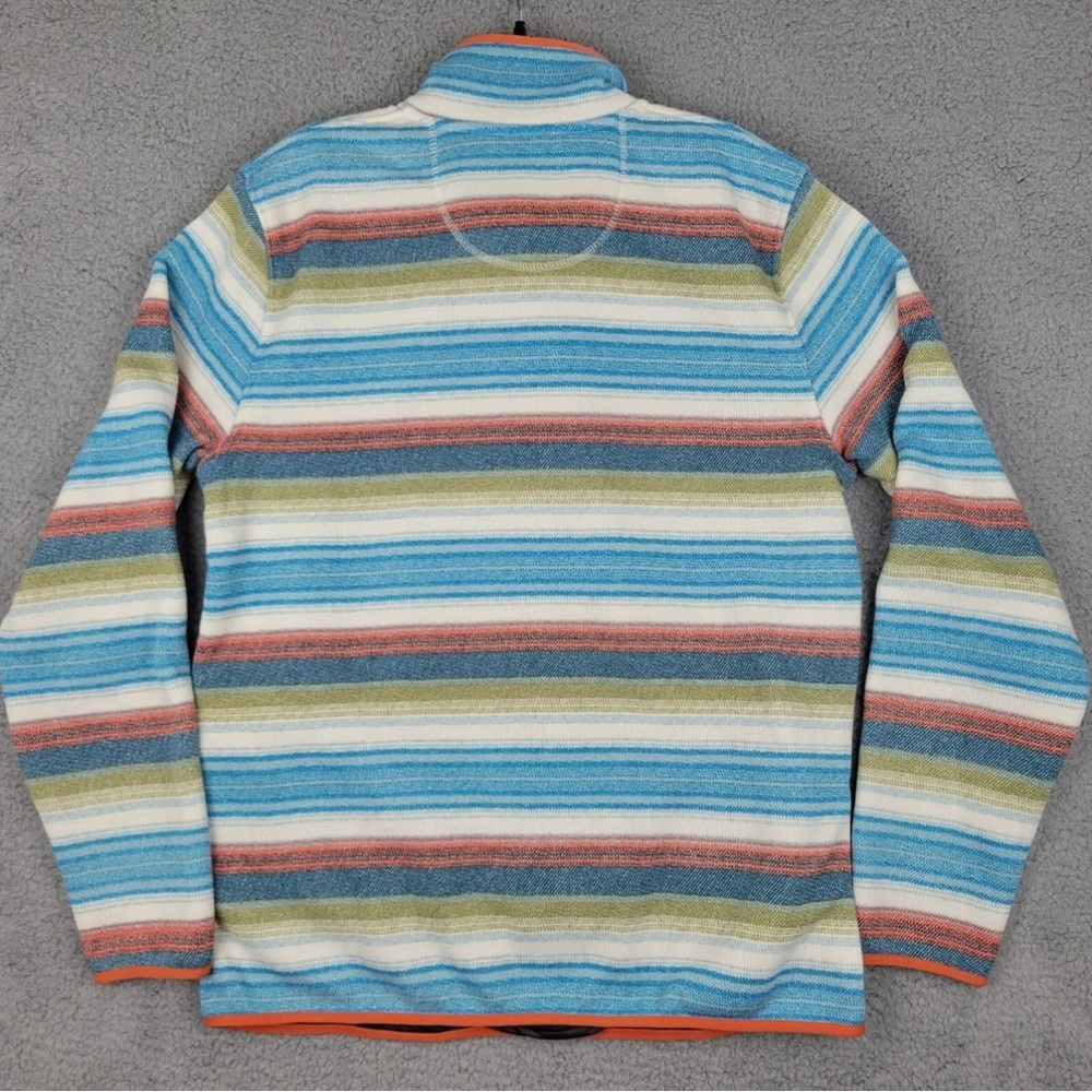L.L.Bean Sweater Fleece Pullover, Striped Print - Picture 2 of 8